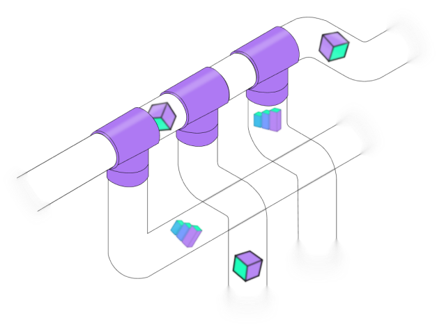 Integrate.io data pipeline illustration